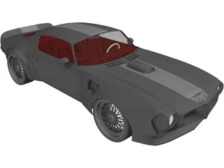 Pontiac Firebird Trans Am Tuning Edition (1970) 3D Model