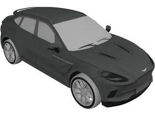 Aston Martin DBX (2020) 3D Model