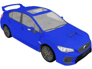 Subaru WRX STI [S209] (2019) 3D Model