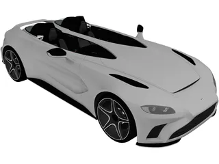 Aston Martin V12 Speedster (2021) 3D Model