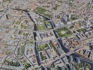 Berlin City, Germany (2023) 3D Model