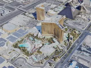 Las Vegas City, Paradise, USA (2023) 3D Model