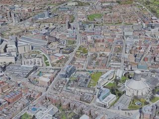 Liverpool City, UK (2023) 3D Model
