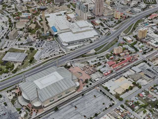 San Antonio City, USA (2023) 3D Model