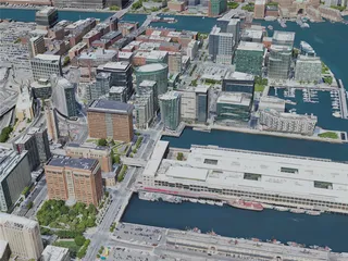 Boston City, USA (2023) 3D Model