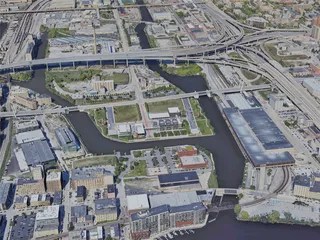 Milwaukee City, USA (2022) 3D Model