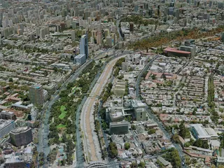 Santiago City, Chile (2022) 3D Model