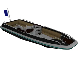 Speed Boat 3D Model