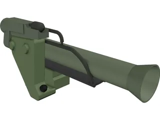 MILAN Anti-Tank Missile 3D Model