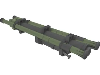 Strelets Missile Launcher 3D Model