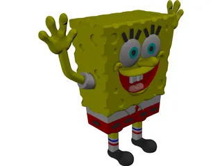 Sponge Bob Square Pants 3D Model