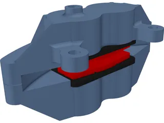 Brembo Brake Caliper 3D Model
