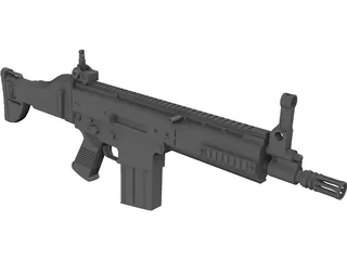 FN SCAR 3D Model