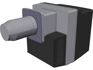 Weishaupt Brenner WL40 Gas 3D Model