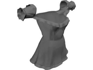 Woman Dress 3D Model