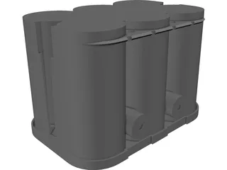 Optima Battery 3D Model