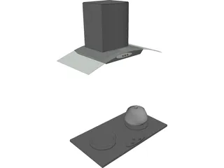 Kitchen Hood 3D Model