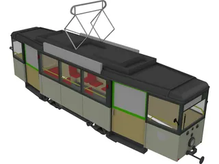 TRAM 1945 3D Model