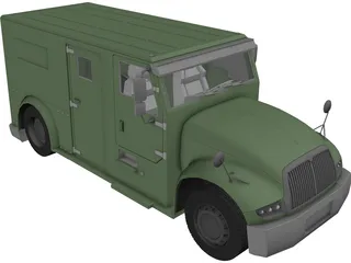 Armored Truck 3D Model