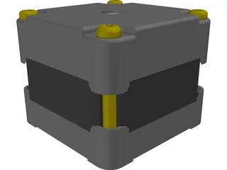 Stepper Motor 3D Model