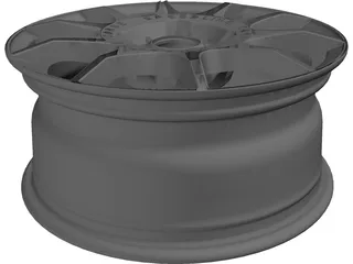 Car Wheel 3D Model