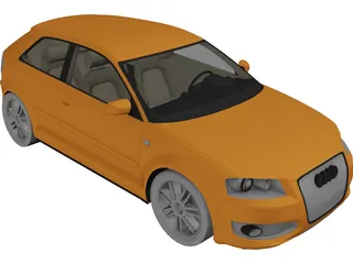 Audi S3 3D Model
