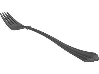 Fork 3D Model