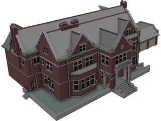 Victorian House 3D Model