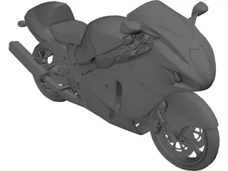 Suzuki Hayabusa 3D Model