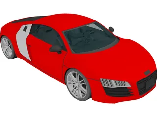 Audi R8 3D Model