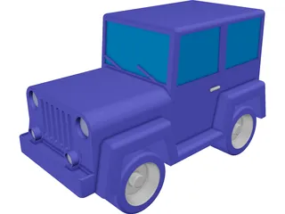 Jeep Toy 3D Model