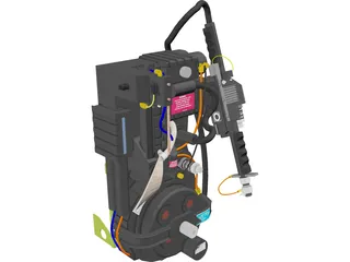 Ghost busters proton pack 3D Model