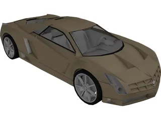 Cadillac Cien Concept 3D Model