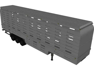 Trailer Livestock 3D Model