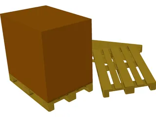 Euro Pallets 3D Model