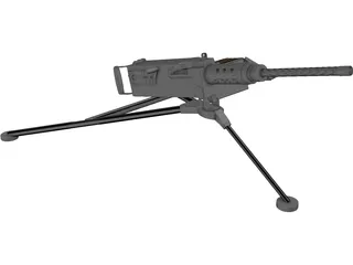 Browning 50 cal 3D Model