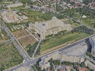Bucharest City, Romania (2022) 3D Model