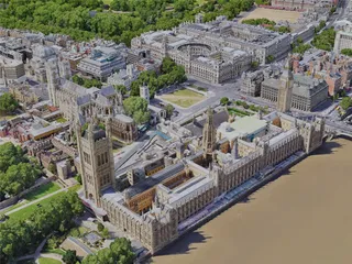 London City, UK (2022) 3D Model