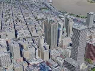 New Orleans City, USA (2023) 3D Model