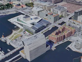 Oslo City, Norway (2022) 3D Model