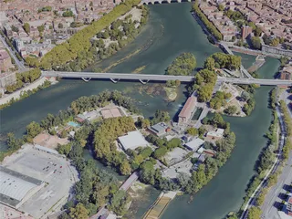 Toulouse City, France (2022) 3D Model