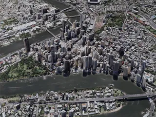 Brisbane City, Australia (2021) 3D Model