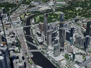 Melbourne City, Australia (2022) 3D Model