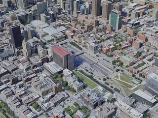 Montreal City, Canada (2022) 3D Model