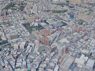 Taoyuan City, Taiwan (2023) 3D Model