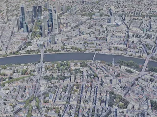 Frankfurt City, Germany (2022) 3D Model