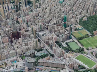 Hong Kong City, China (2023) 3D Model