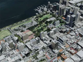 Perth City, Australia (2022) 3D Model