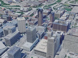 St Paul City, USA (2023) 3D Model