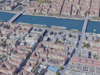 Lyon City, France (2023) 3D Model